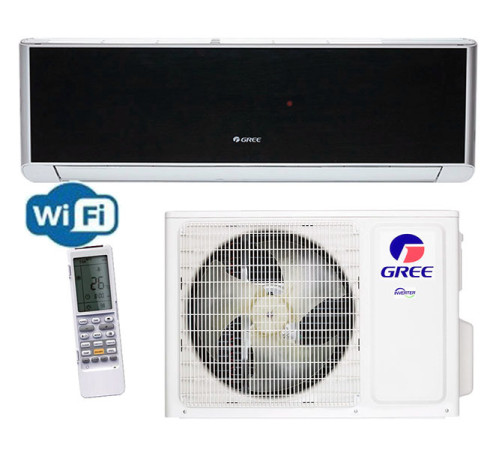 Кондиционер Gree Amber Standart BLACK R32 (Wi-Fi) GWH12YC-K6DNA1A Кондиционер Gree Amber Standart BLACK R32 (Wi-Fi) GWH12YC-K6DNA1A